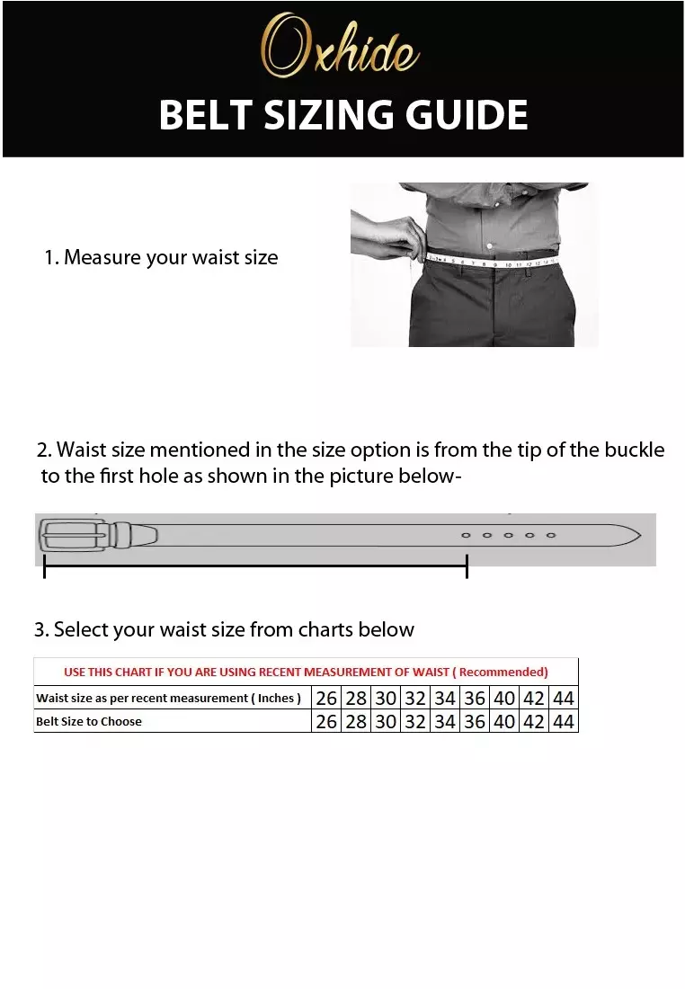 Black Genuine Leather Belt 35mm - Real Leather Ratchet Belt with Auto Lock Buckle - ABB3G Black Oxhide