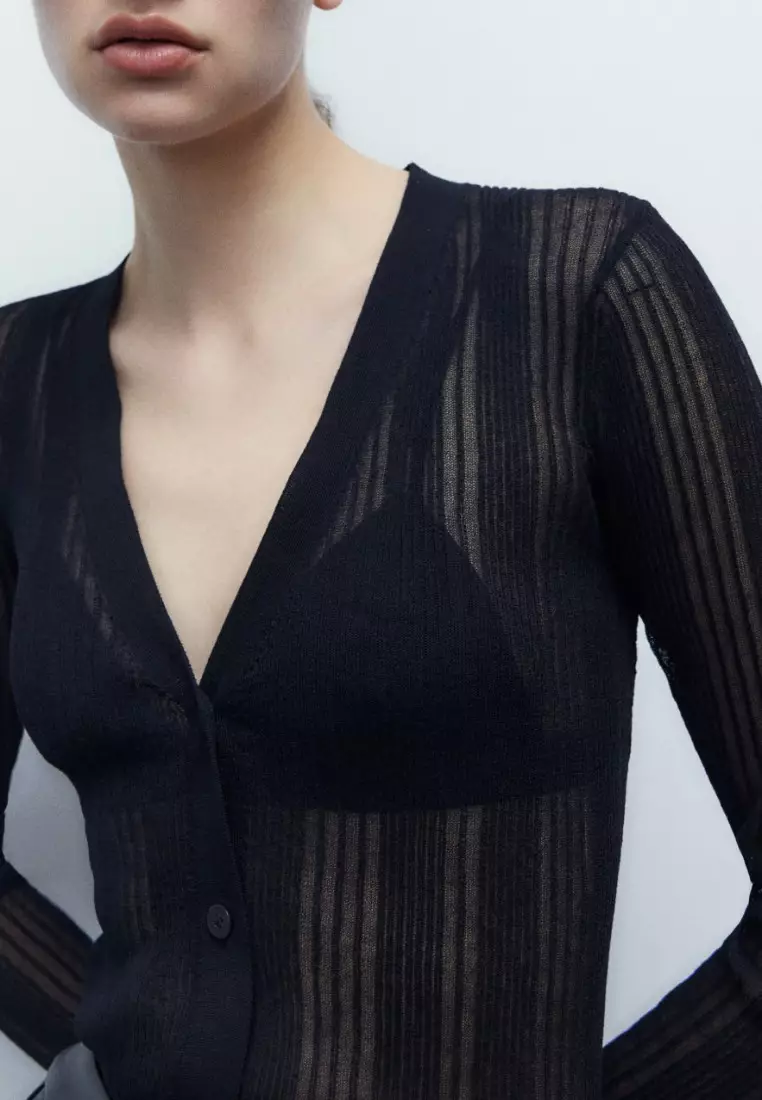See through cardigans online