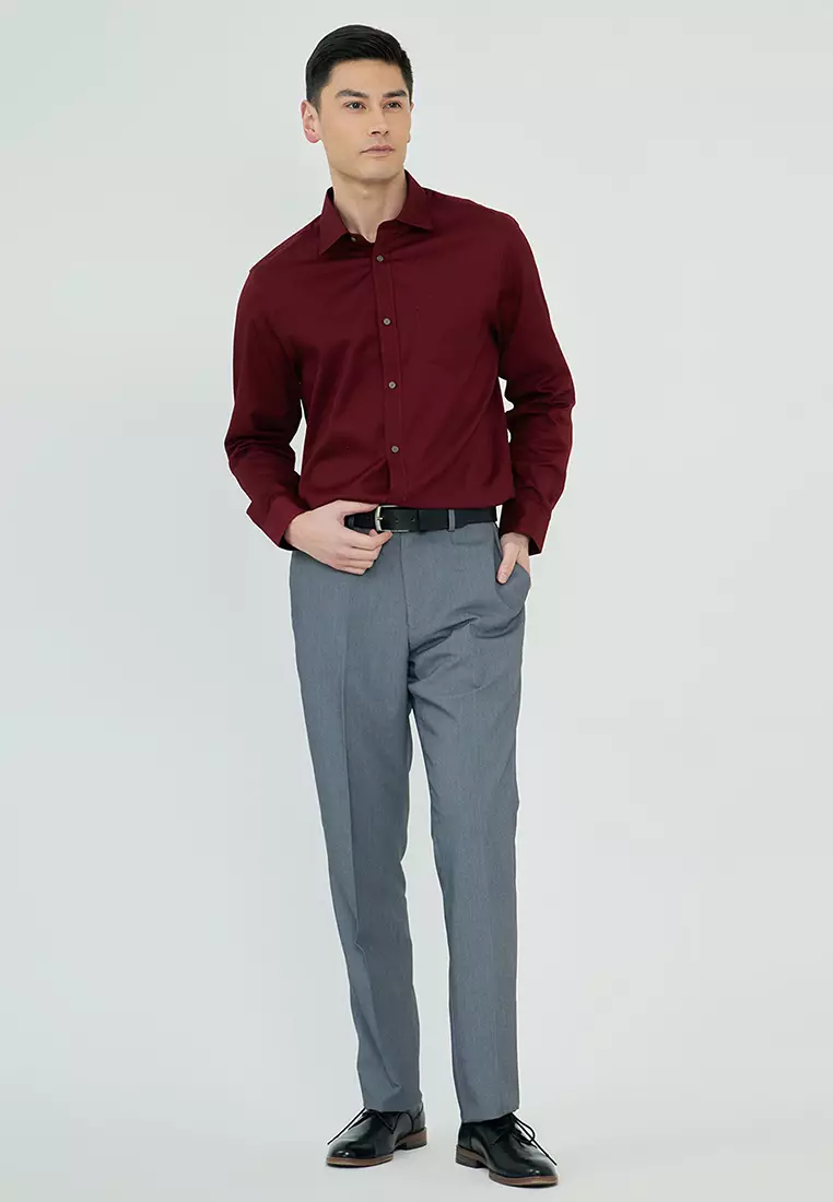 Regular Fit Textured Dress Shirt