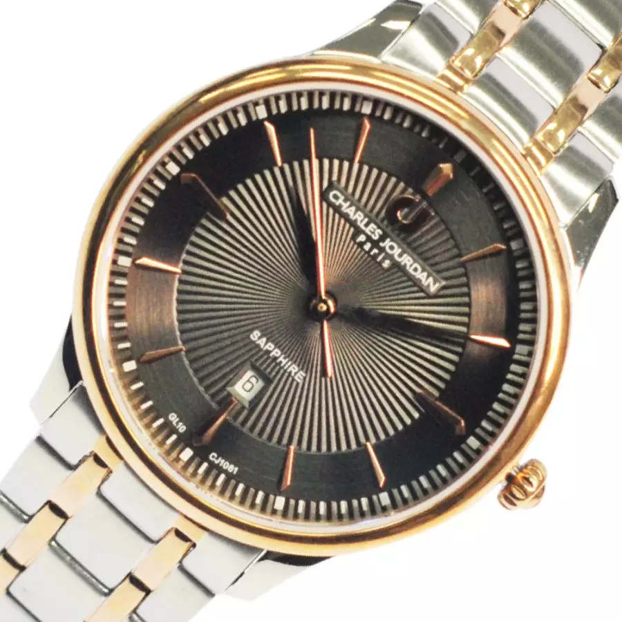 Charles Jourdan CJ1061-2642 Ring Gold Rantai Kombinasi Cewek