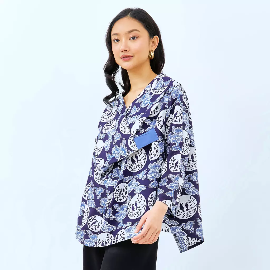 Jual Nona Rara Batik NONA RARA - Adia SITS T2223, Baju Batik Kasual ...