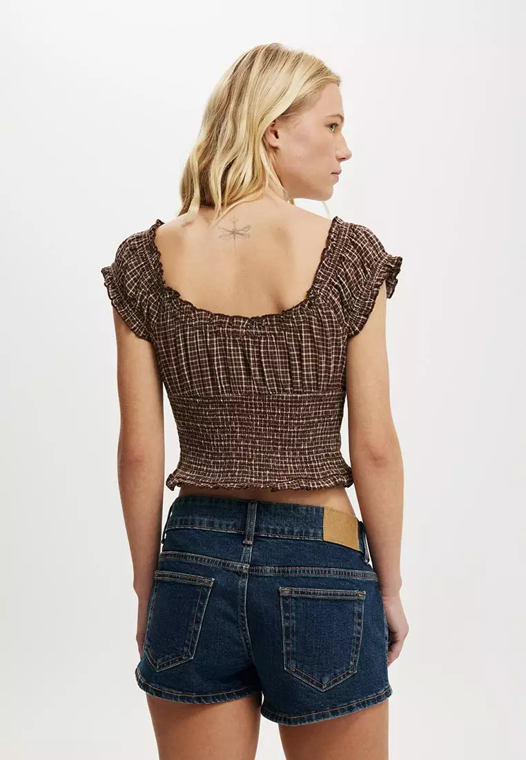 Greta Frill Sleeve Blouse