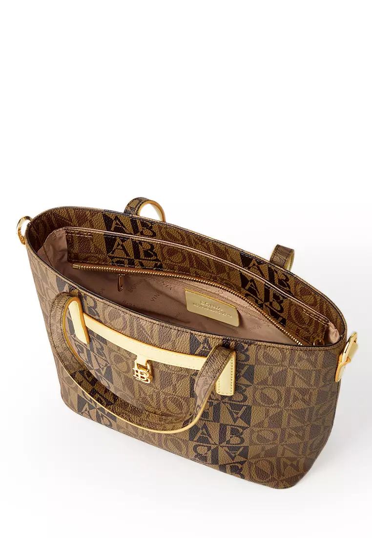 Amalfi Monogram Small Satchel Bag