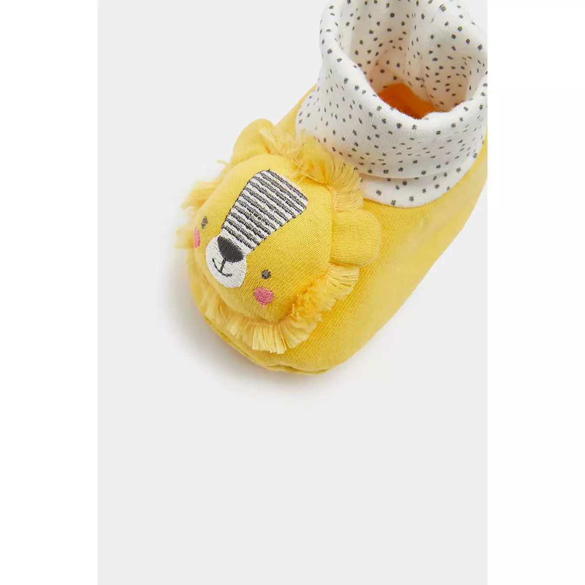 Mothercare Lion Rattle Sock-Top Booties - Sepatu Bayi Laki-laki (Kuning)