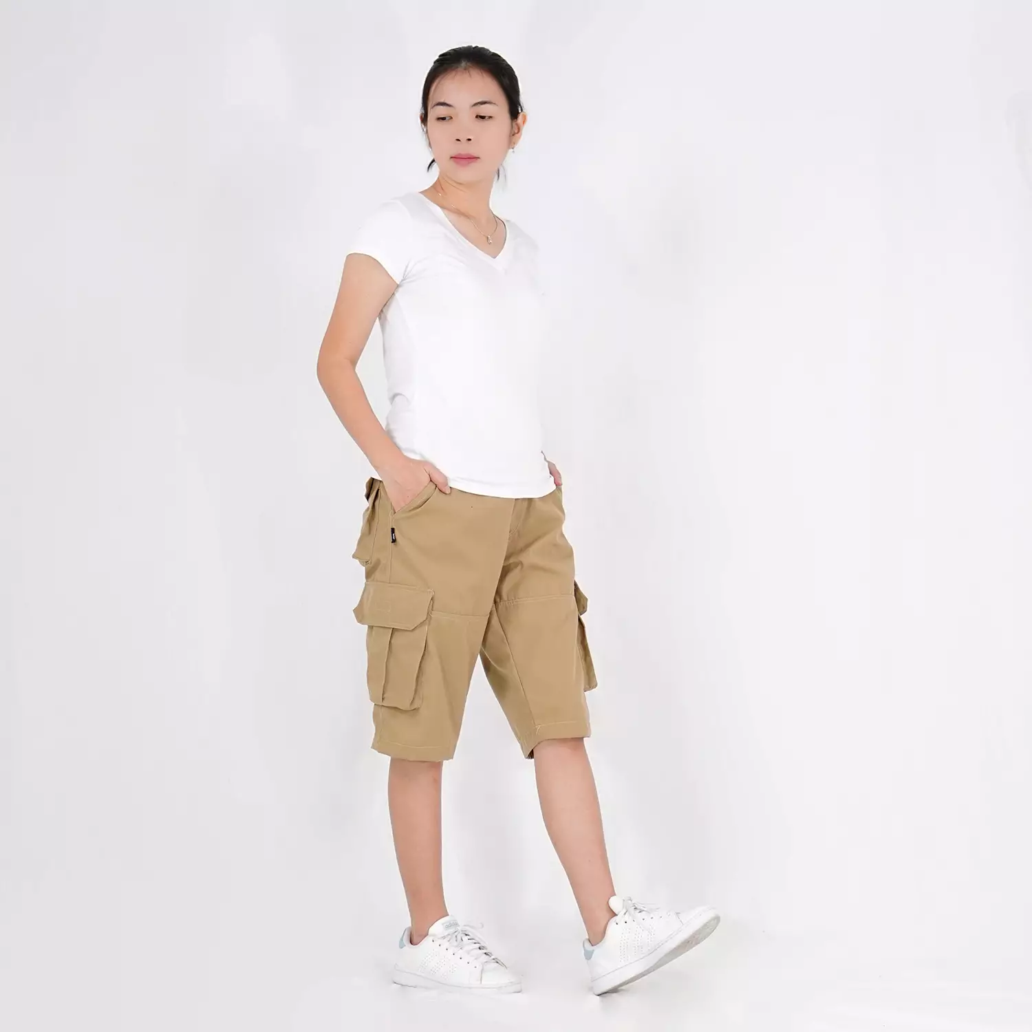 OKECHUKU Charley Celana Pendek Wanita Celana Santai Wanita Short Pants
