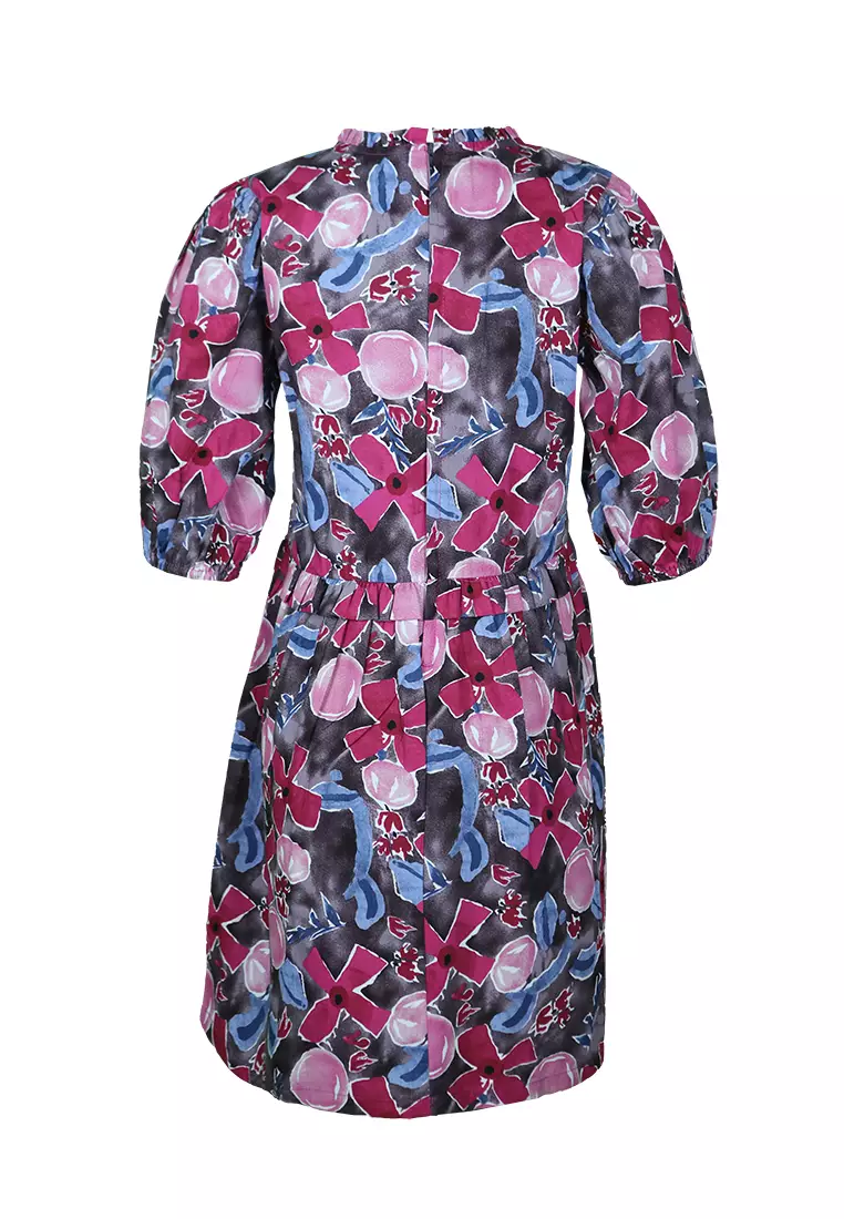 Pito Dito Girl Arabesque Dress Anak Multicolor Moti