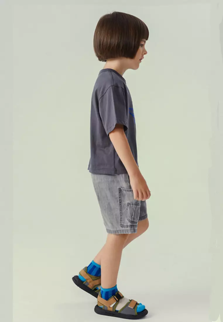 M.Latin/马拉丁男童短袖T恤卡通印花上衣