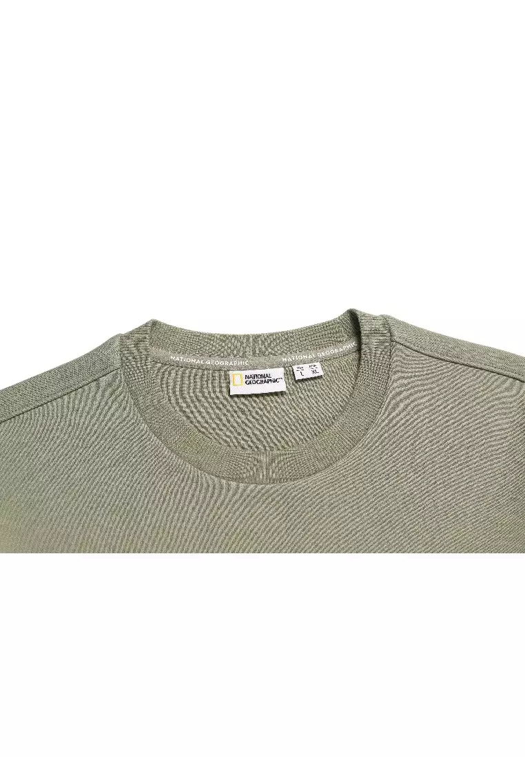 【NATIONAL GEOGRAPHIC】FLEECE SWEATSHIRT★送料・関税込 ☆関税込☆National Geographic☆Lucos Big Logo 起毛 Hoodie