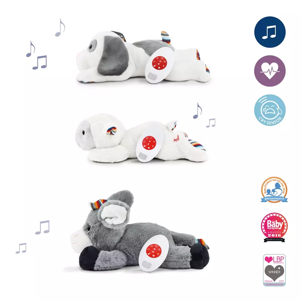 Buy Zazu [Zazu] Universal Pacifier Holder Soft Toy, Dexy the Dog