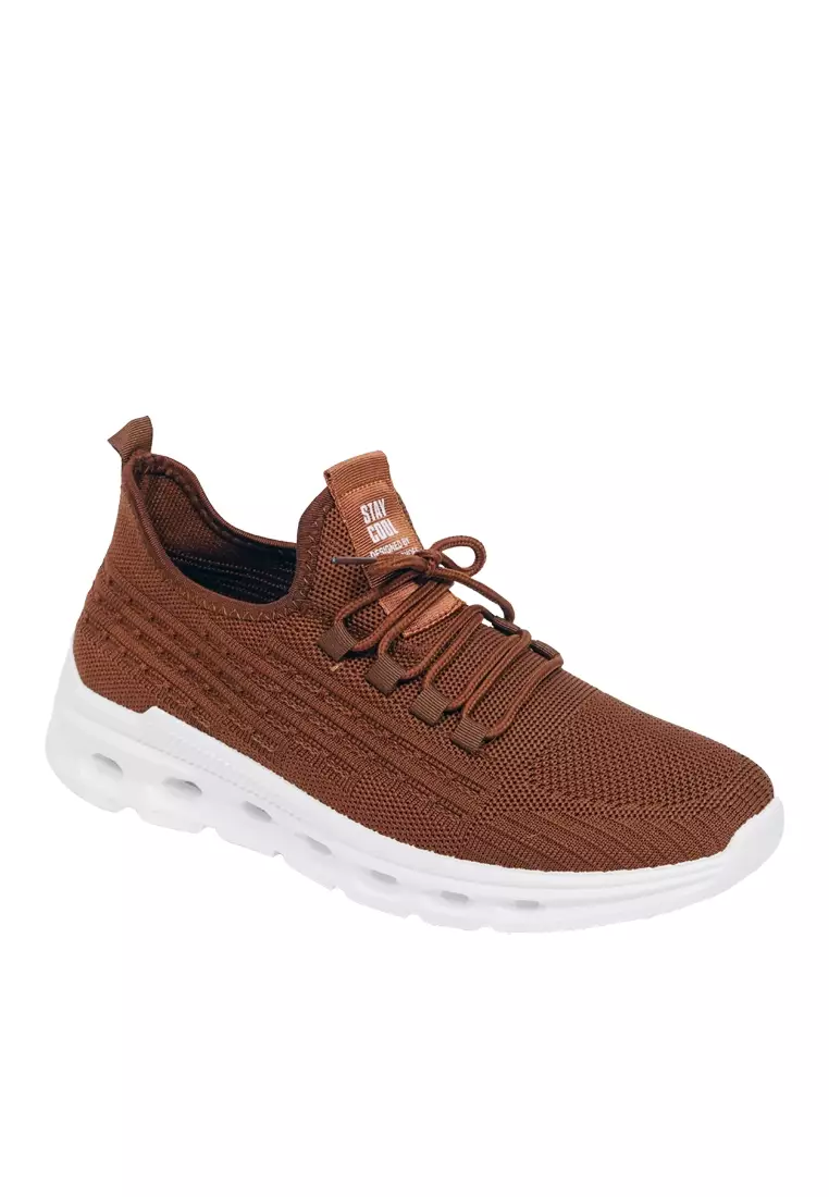 Dr. Kevin Sepatu Sport Pria Men Sneakers Sekolah Flyknit Tali 889-067