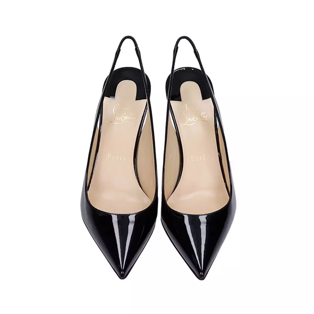 Kate 85 Leather Pumps in Black - Christian Louboutin