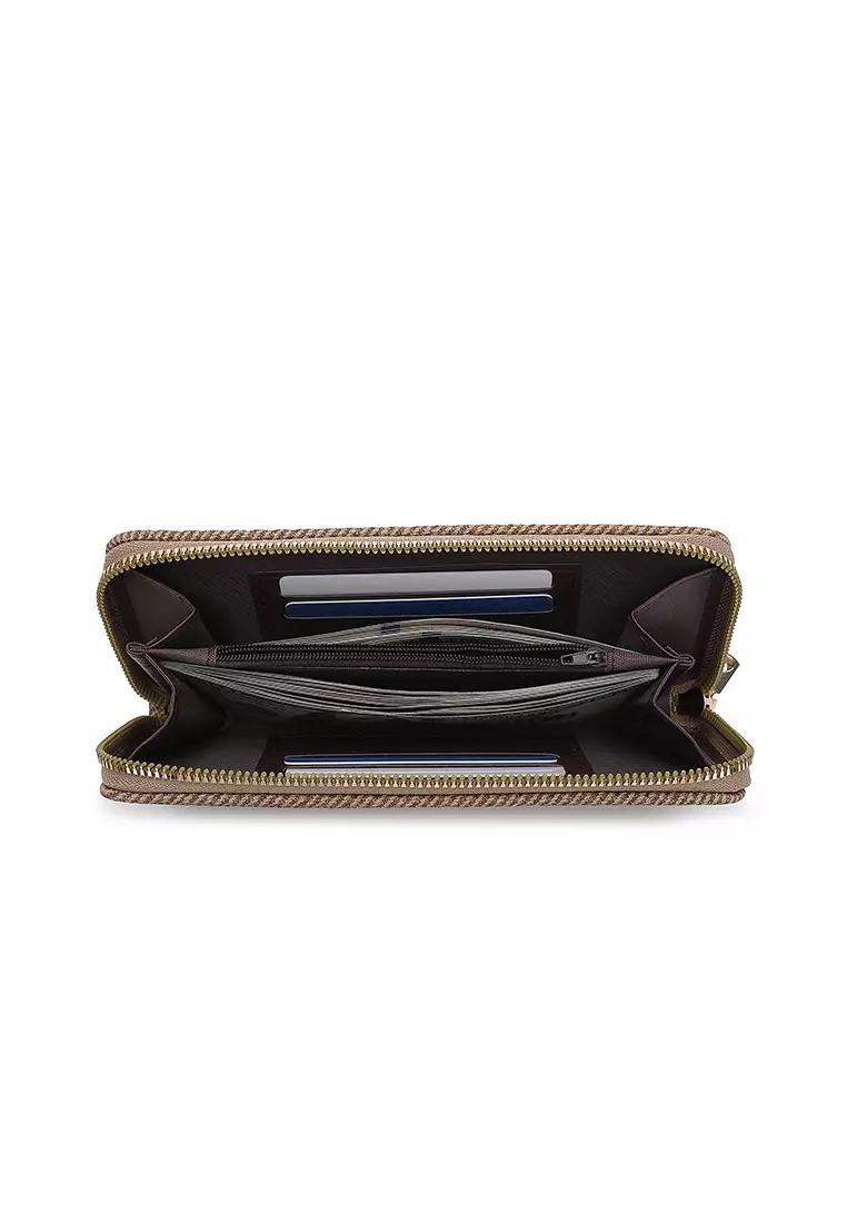 Women's Long Wallet / Purse - Brown