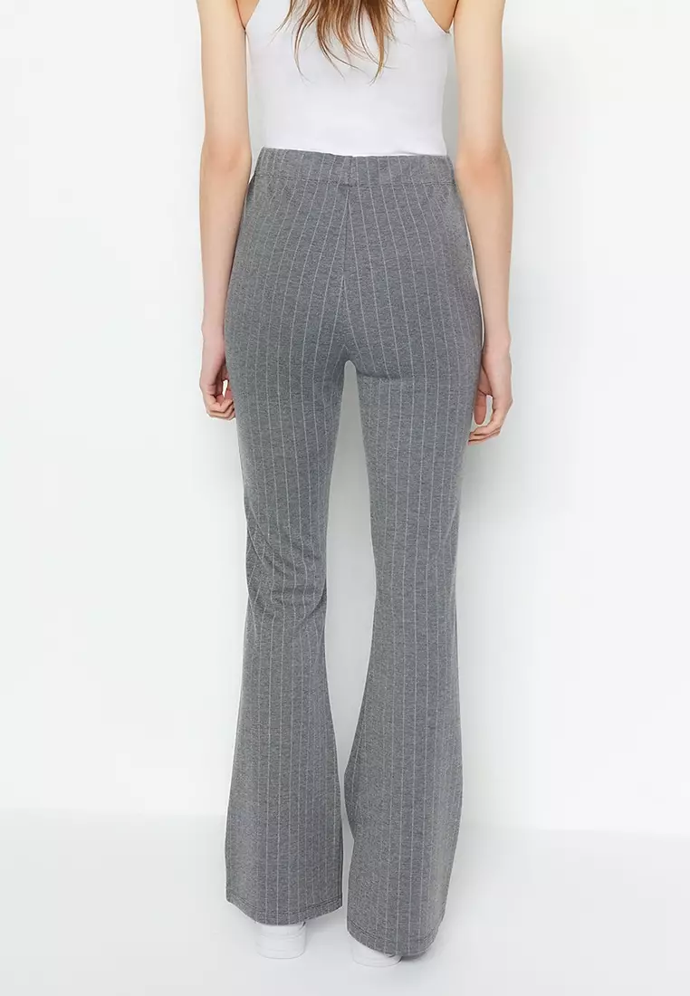 Slit Flared Pants