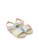 Mothercare multi Mothercare Girls Rainbow Glitter Footbed Sandals - Sepatu Sandal Anak Perempuan (Multicolor) 7A835KS9309085GS_1