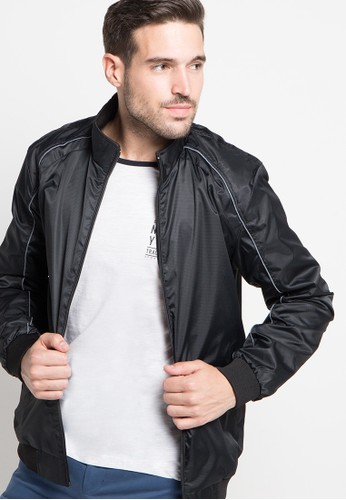 Bomber Jacket With List