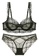 Sunnydaysweety black Lace Ultra-Thin See-Through Underwire Bra with Panty Set CA123109BK E52F7US7D8936EGS_1