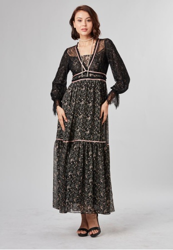 Somerset Bay Zoey- Vintage Inspired Maxi With Soft Lace And Satin 03F2CAAA25EF54GS_1