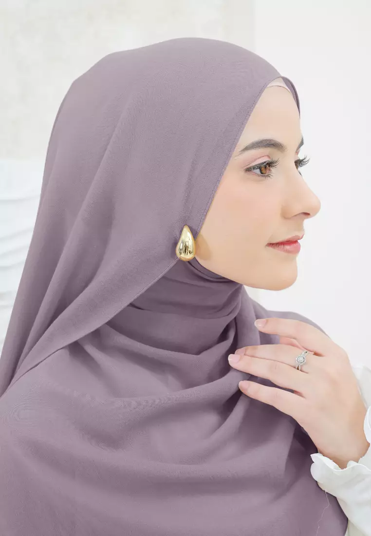 Cotton Bee - Ramya Shawl | Pashmina Viscose - Lilac Herb