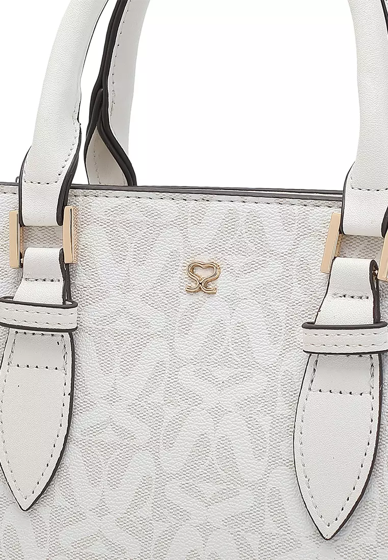 Women's Top Handle Bag / Sling Bag / Crossbody Bag / Shoulder Bag - White