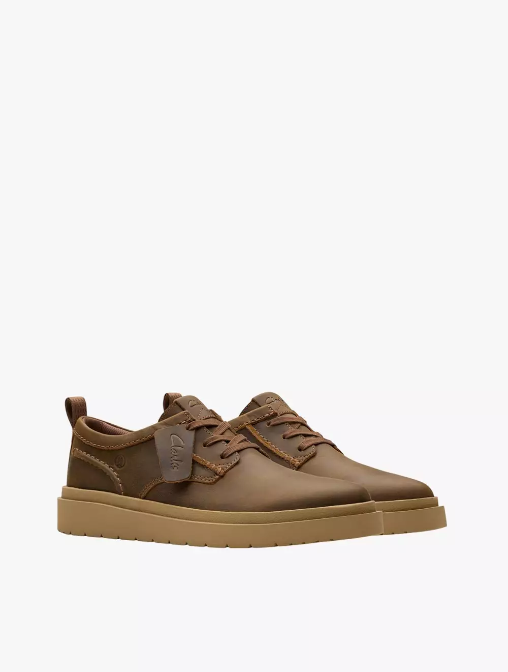 Clarks Polden Lace Beeswax Leather