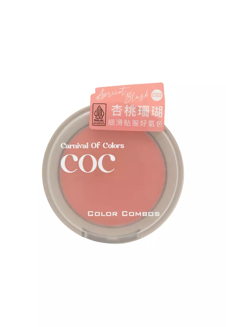 COLOR COMBOS Blossom Fluffy Blush(#C02 Apricot Blush)(5g) 5g