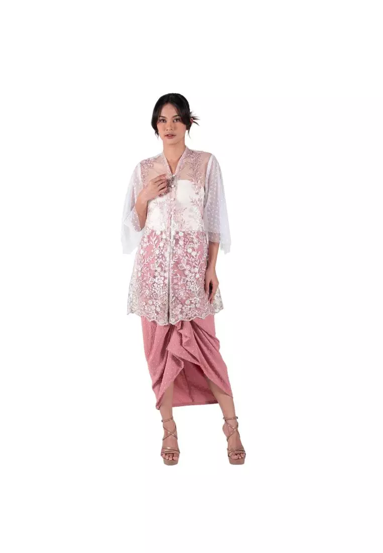 Kebaya Wanita - Bhatara Batik Kebaya Kilimanjaro - Baju Batik Modern Lengan Pendek