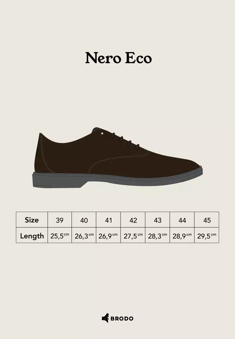 BRODO - Sepatu Nero Eco Full Black