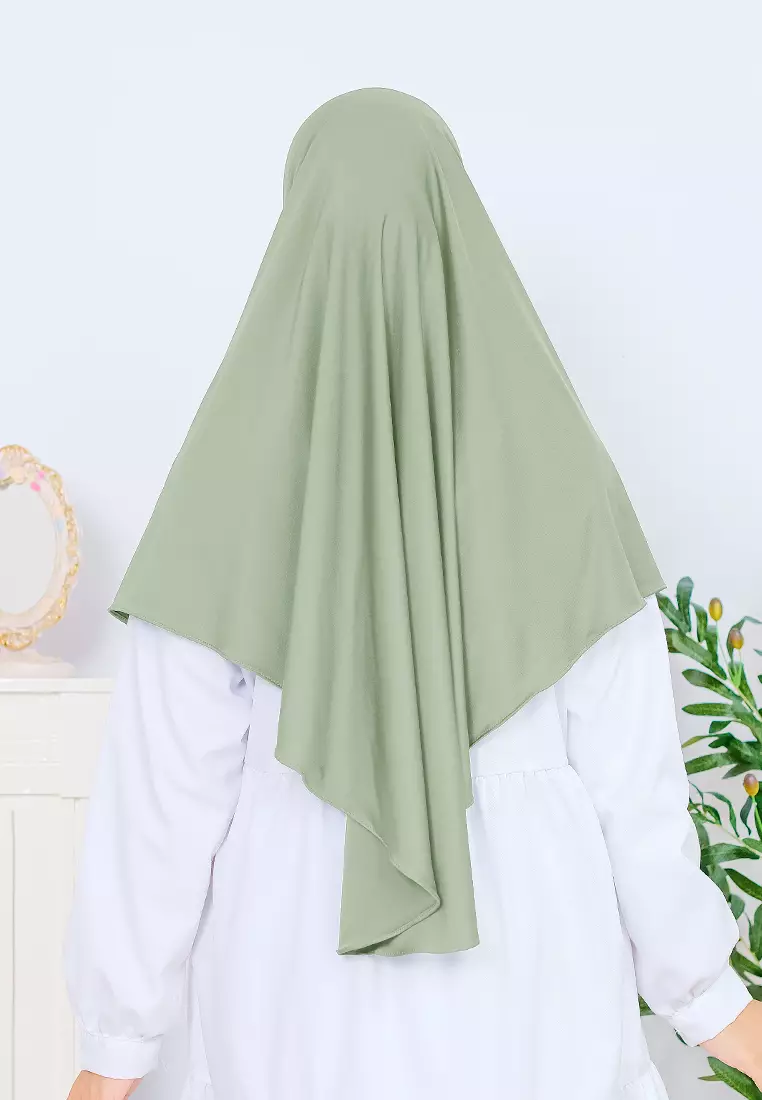 Kalea Instan | Bergo Dagu Non Pad | Hijab Instan Kerudung - Apple Green