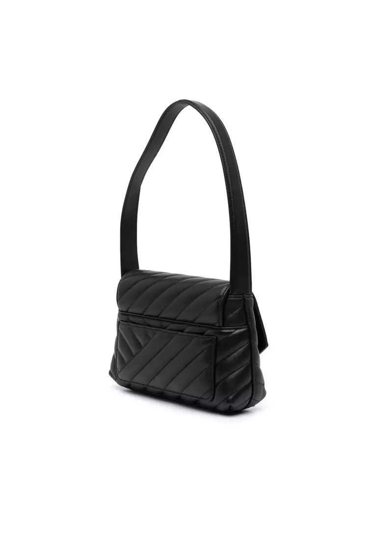 Pre-Loved Dolce & Gabbana Small Quilted Lambskin Lop Shoulder Bag