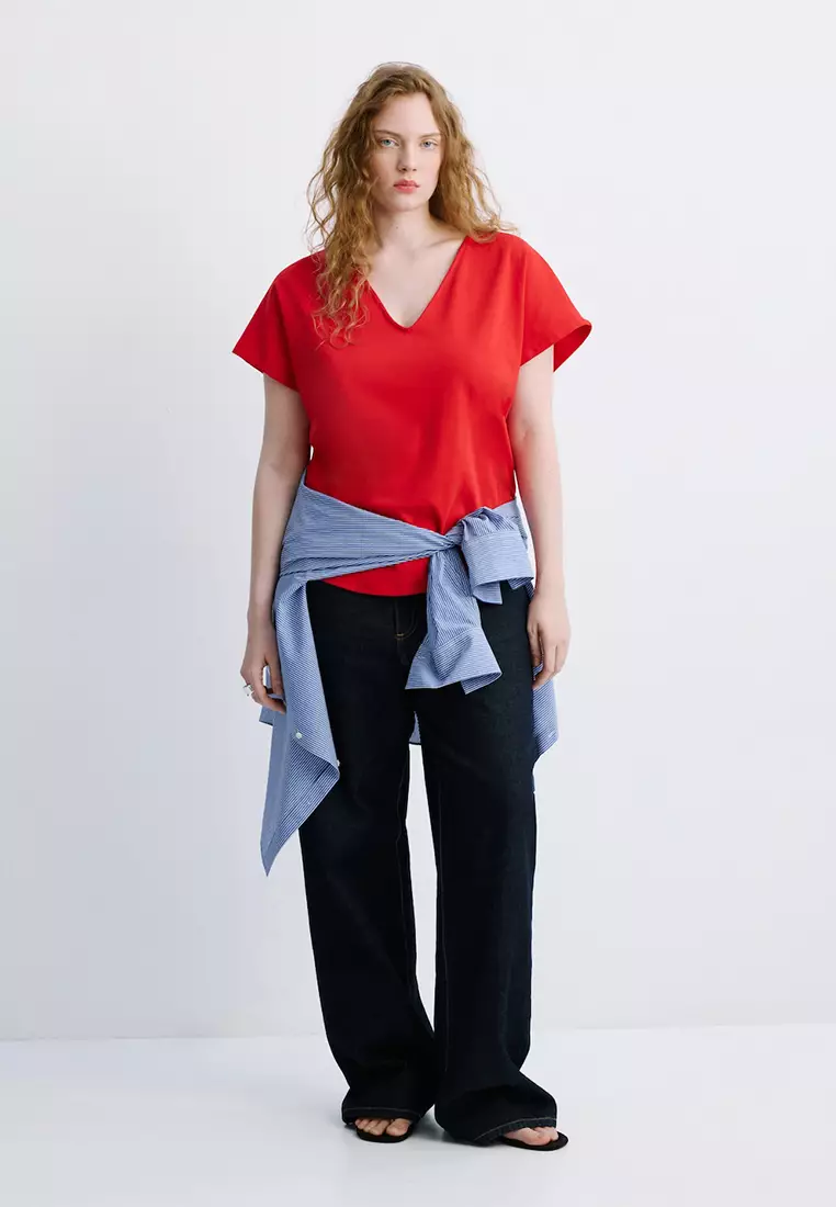 V-Neck Cotton Top