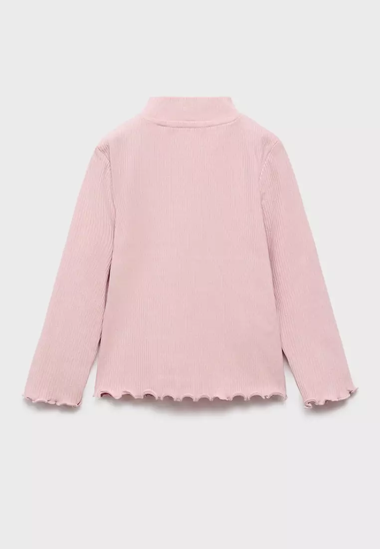 Ribbed High Neck Sweater