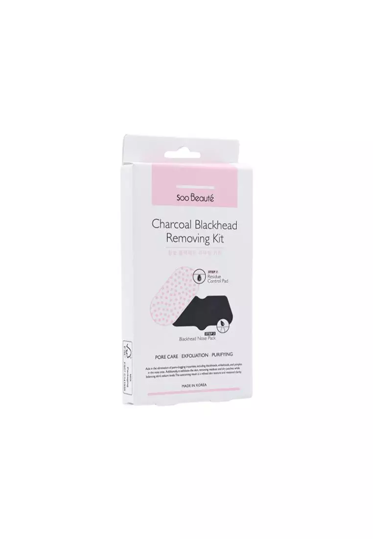 Soo Beaute Charcoal Blackhead Removing Kit (4pair(s))