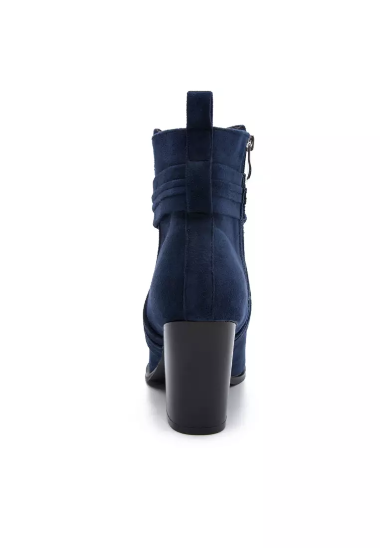 8CM Suede Fabric Ankle Boots WTY4051-27