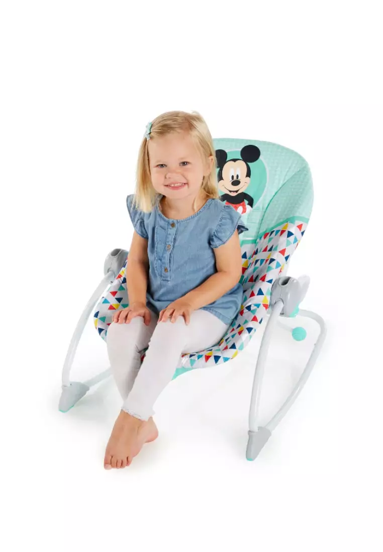 Mickey mouse happy triangles infant to toddler rocker discount