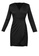 ZALORA WORK black Pleated Wrap Dress DF07BAA052EB5AGS_5