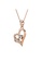 Her Jewellery gold Destiny Love Pendant (Rose Gold) - Made with Swarovski Crystals 225DBACC525E80GS_2