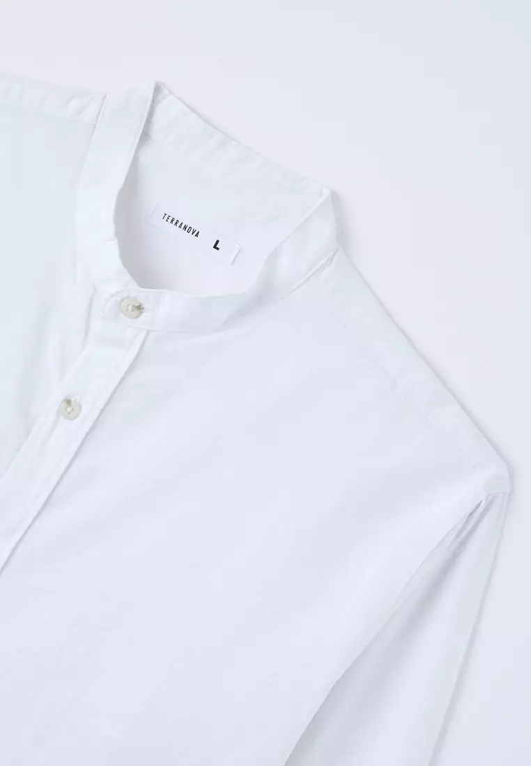 Mandarin Collar Shirt for Men