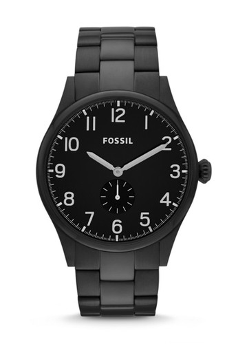 The Agent Black Stainless Steel Black Dial