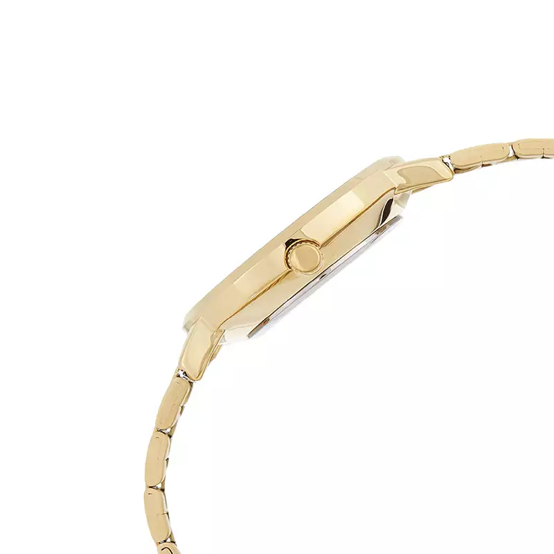 Jam Tangan Wanita Casio General LTP-VT01G-9BUDF Ladies Light Gold Dial Gold Tone Stainless Steel Band