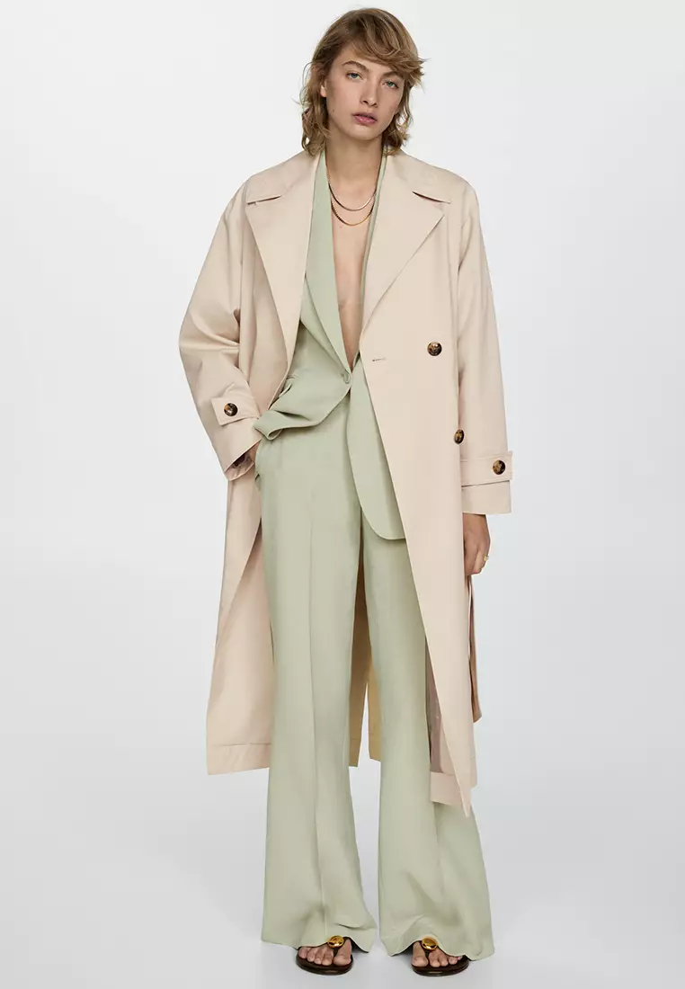 Zalando Trenchcoat Mango Beige Trench Zalando Wollmantel Damen