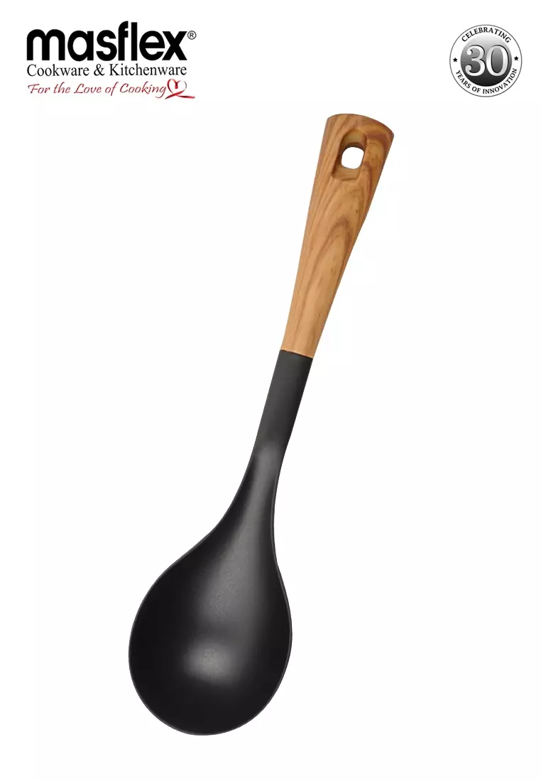 Buy Masflex Masflex Soup Ladle Bamboo Material Utensil 2024 Online