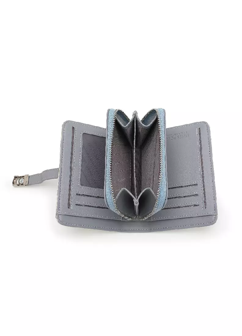 Women's Monogram Purse / Wallet - Blue