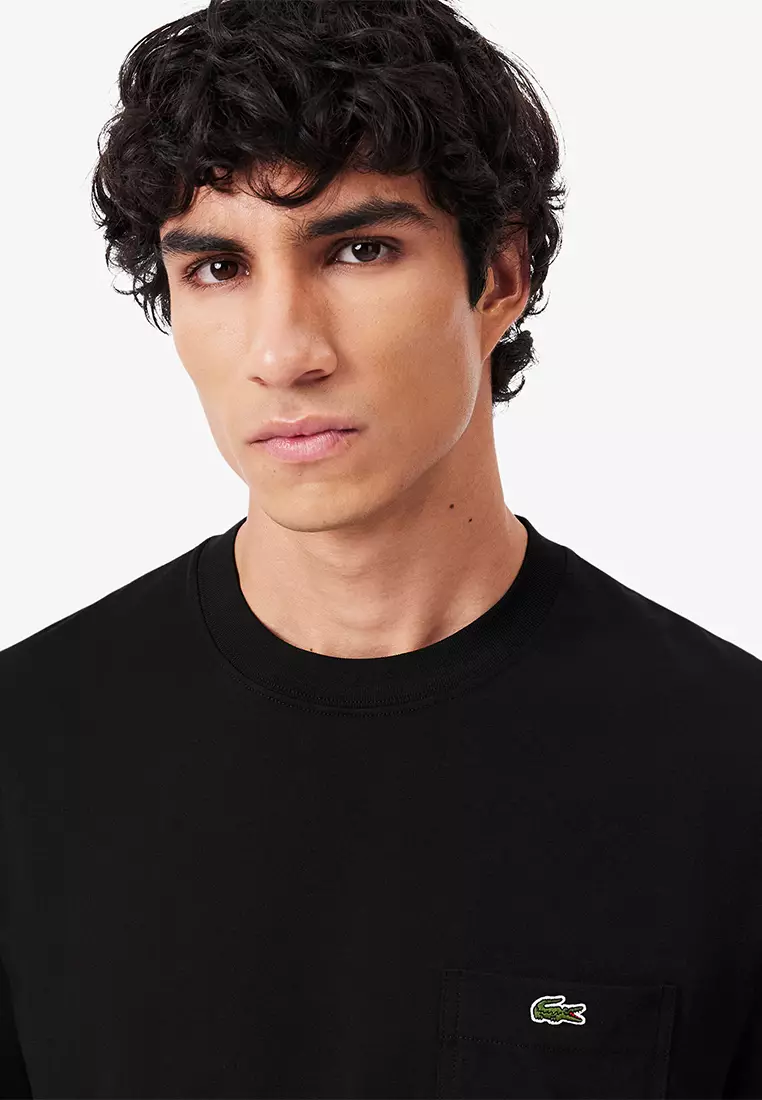 Cotton T-shirt with Breast Pocket