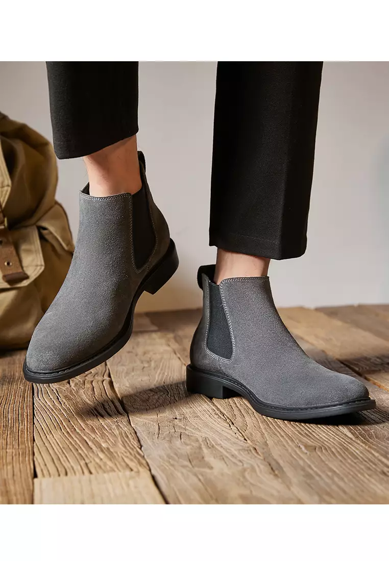 Cow Suede Chelsea Boot KB2298M