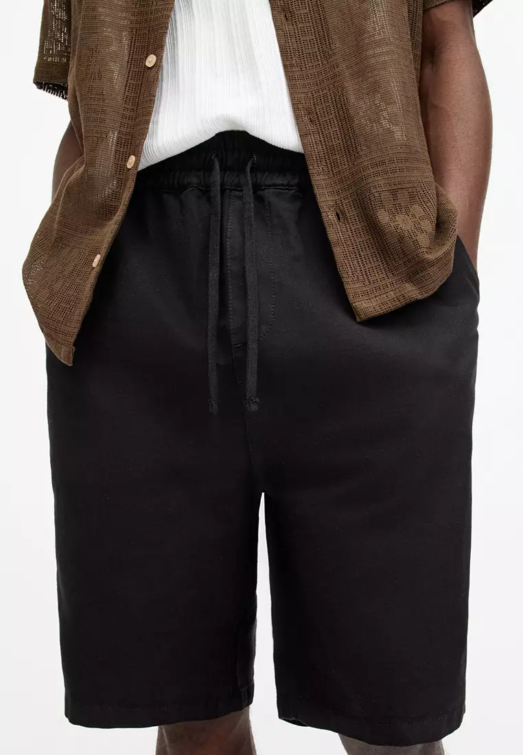 Hanbury Linen Blend Straight Fit Shorts