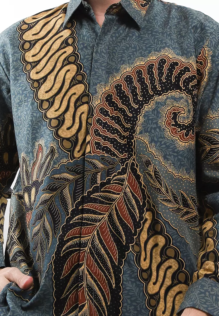 BATIK TALENTA EXCLUSIVE Lengan PANJANG DAUN PARANG