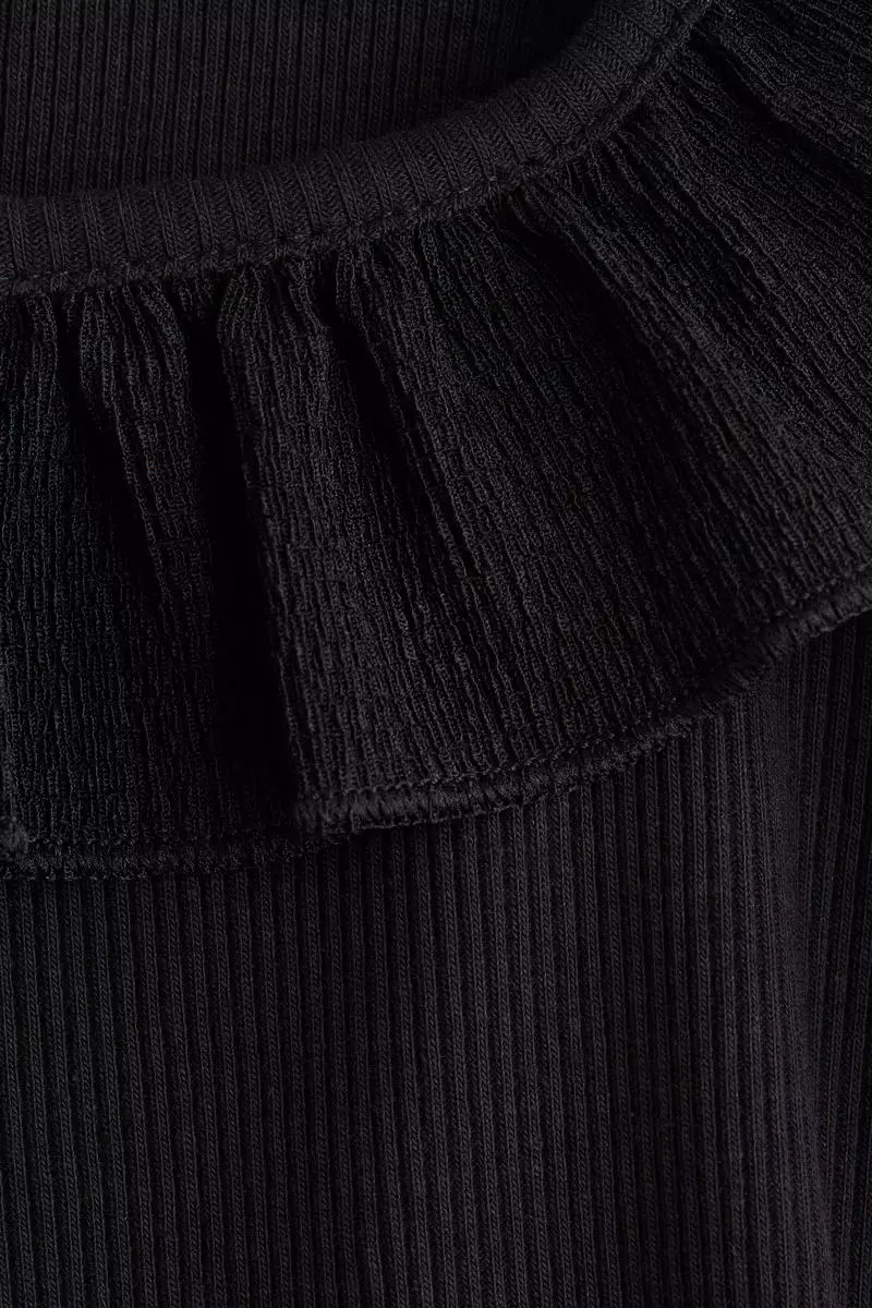 Frill-trimmed vest top