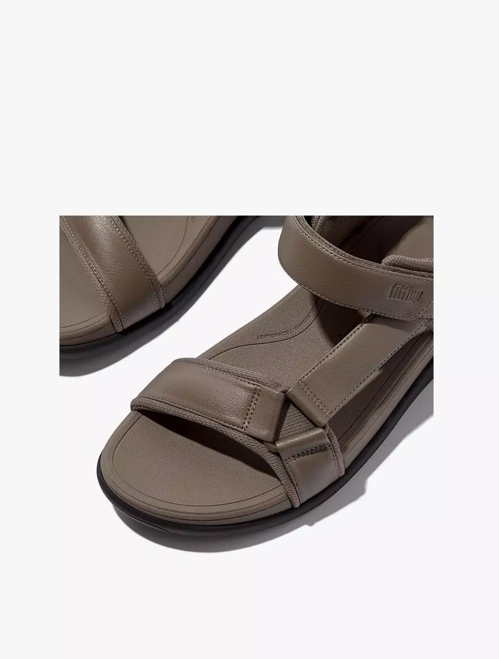 Fitflop F-Mode Go Mens Adjustable Back-Strap SandalsJava Java