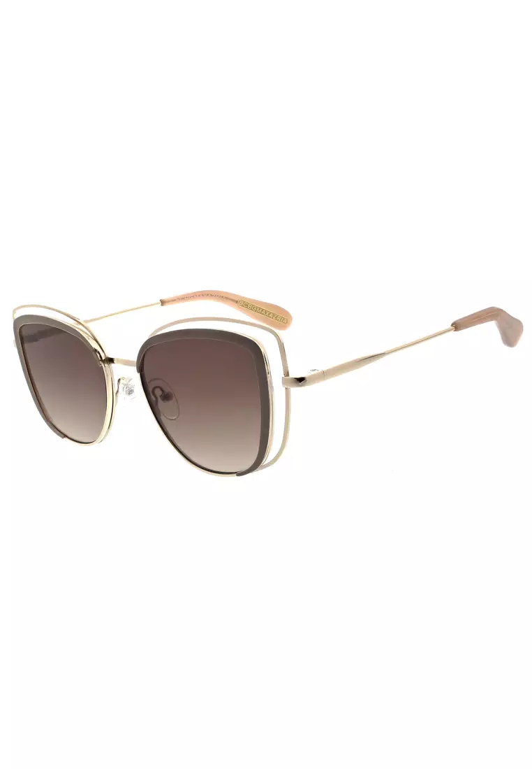 Buy BCBGMAXAZRIA BCBG MaxAzria Vented Cat Sunglasses in Light Gold