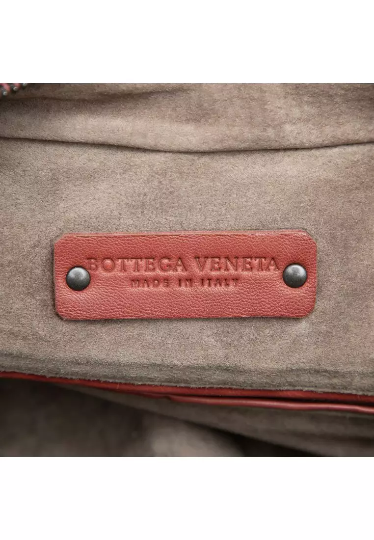 Pre-Loved Bottega Veneta Nappa Intrecciato Brick Tote